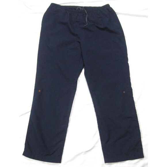 Nike Other - Y2K Vtg Nike Team Track Pants Navy Blue Women's XXL Windbreaker Active (MP534)